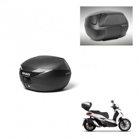 SHAD Baul SH39 carbon + soporte montaje respaldo KIT-439266