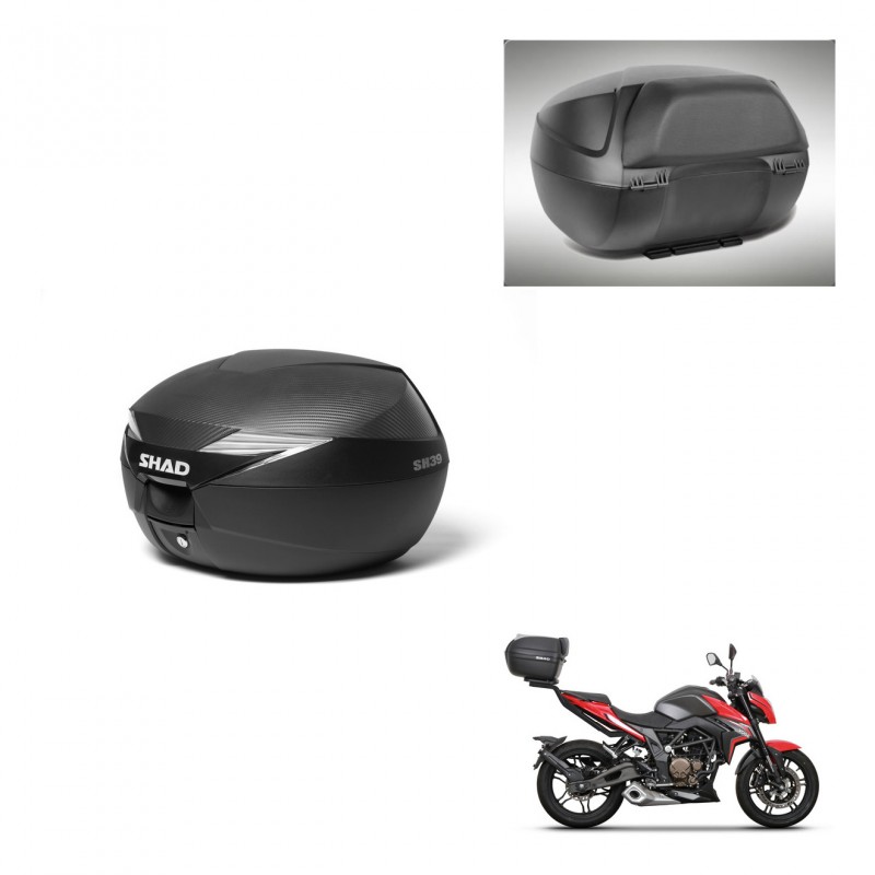 SHAD SH39 carbon trunk + mounting support backrest KIT-439274