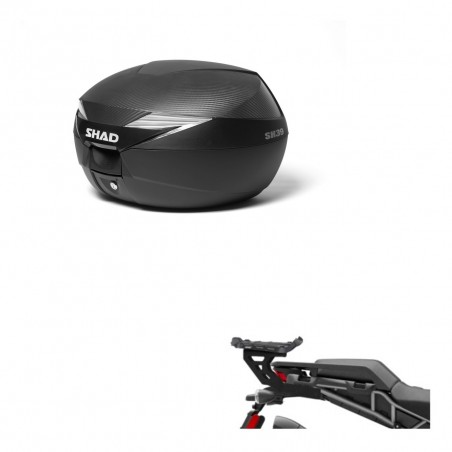 SHAD Baul SH39 carbon + soporte montaje KIT-439280