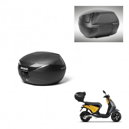 SHAD Baul SH39 carbon + soporte montaje respaldo KIT-439318