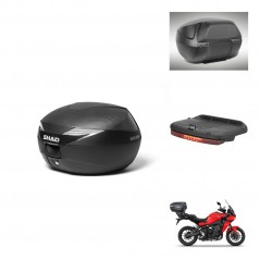 SHAD Baul SH39 carbon + soporte montaje accesorios KIT-439327