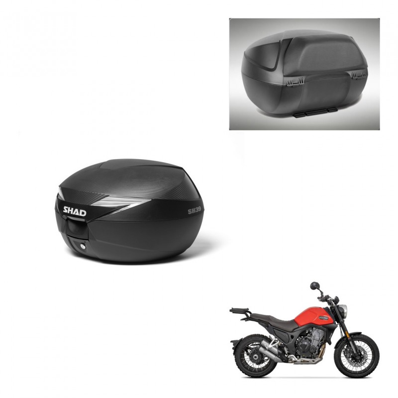 SHAD SH39 carbon trunk + mounting support backrest KIT-439330