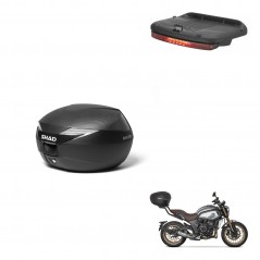SHAD Baul SH39 carbon + soporte montaje luz de freno KIT-439341