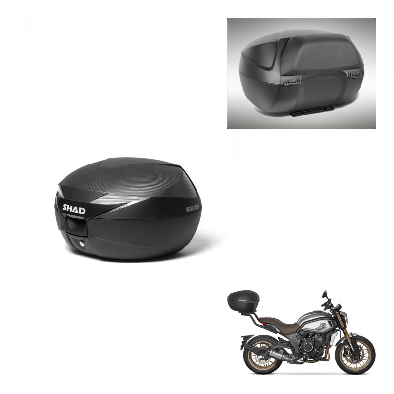 SHAD SH39 carbon trunk + mounting support backrest KIT-439342