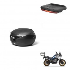 SHAD Baul SH39 carbon + soporte montaje luz de freno KIT-439345