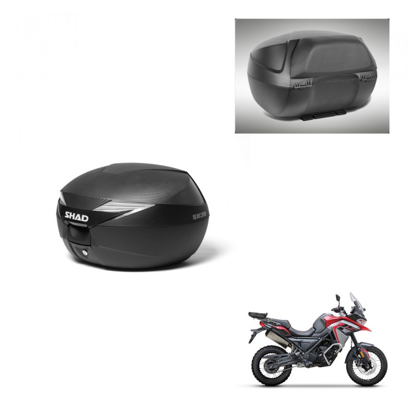 SHAD SH39 carbon trunk + mounting support backrest KIT-439374