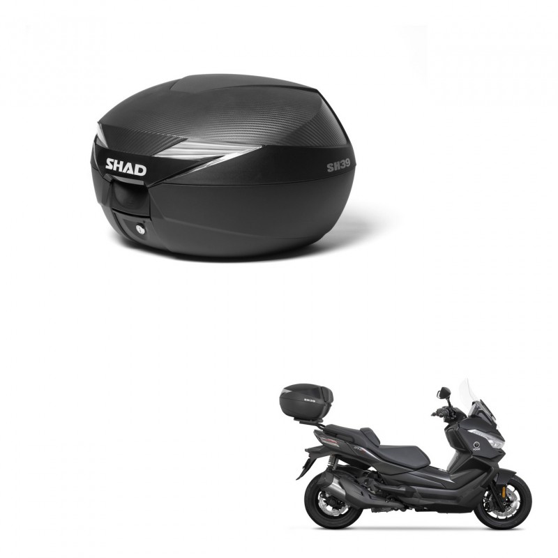 SHAD Baul SH39 carbon + soporte montaje KIT-439380