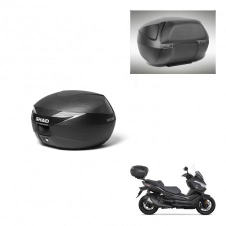 SHAD SH39 carbon trunk + mounting support backrest KIT-439382