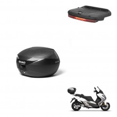 SHAD Baul SH39 carbon + soporte montaje luz de freno KIT-439385