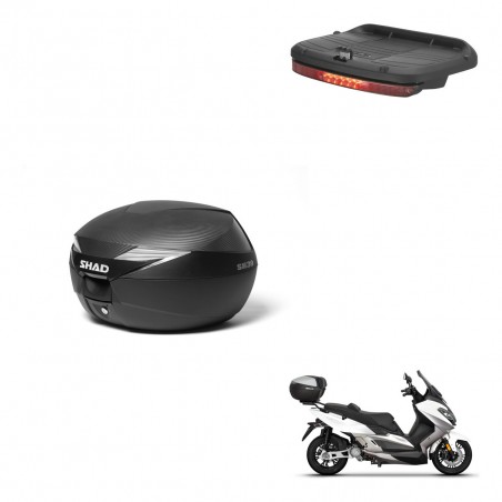 SHAD SH39 carbon trunk + mounting bracket brake light KIT-439385