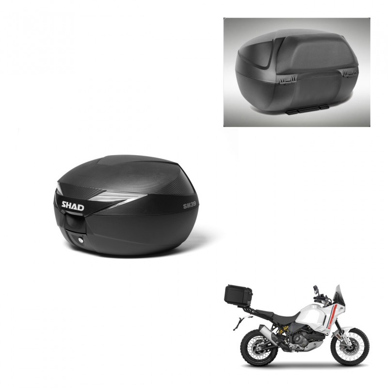 SHAD SH39 carbon trunk + mounting support backrest KIT-439398