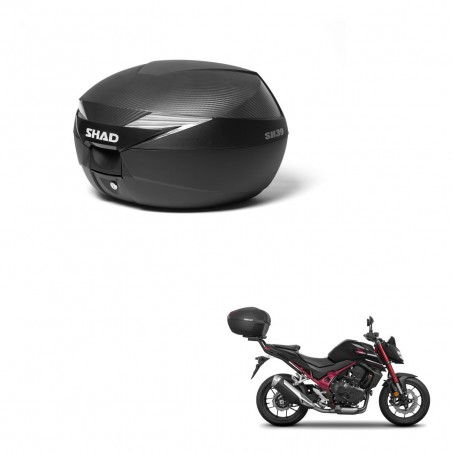 SHAD Baul SH39 carbon + soporte montaje KIT-439400