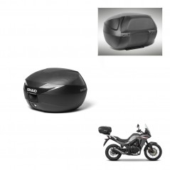 SHAD Baul SH39 carbon + soporte montaje respaldo KIT-439406