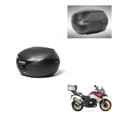 SHAD Baul SH39 carbon + soporte montaje respaldo KIT-439422