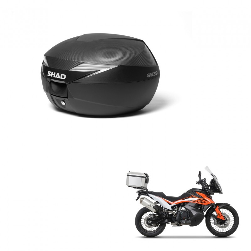 SHAD Baul SH39 carbon + soporte montaje KIT-439440