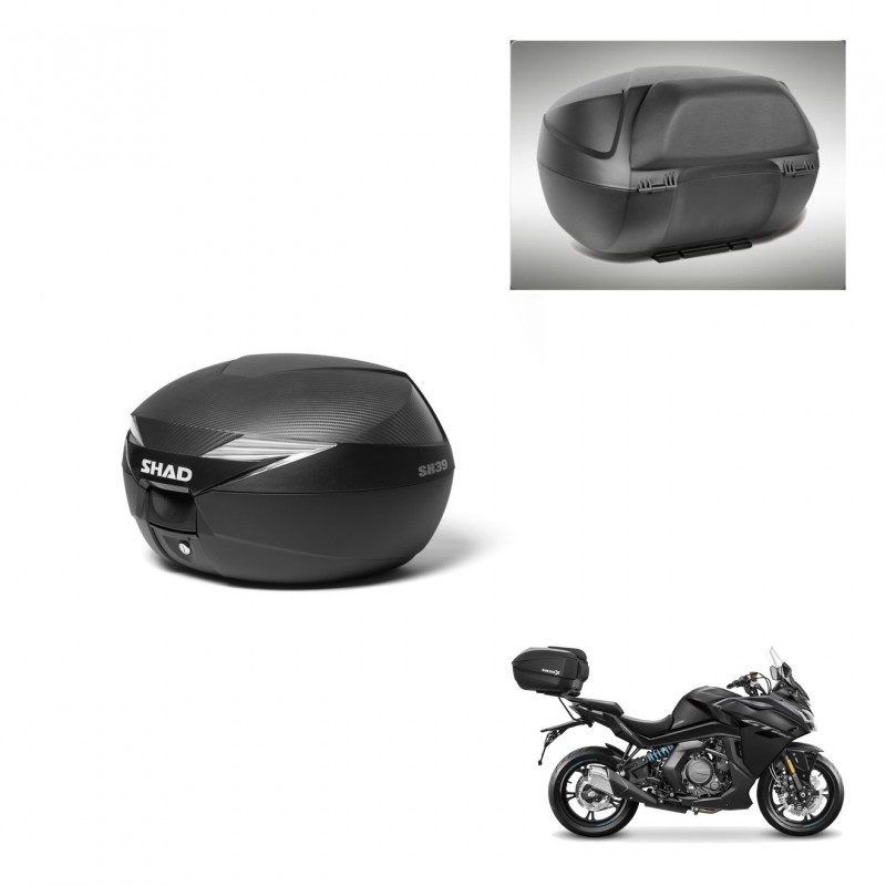 SHAD SH39 carbon trunk + mounting support backrest KIT-439450