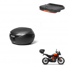 SHAD Baul SH39 carbon + soporte montaje luz de freno KIT-439457