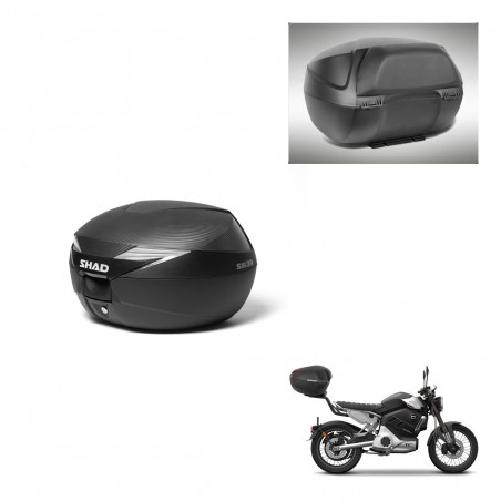 SHAD Baul SH39 carbon + soporte montaje respaldo KIT-439470