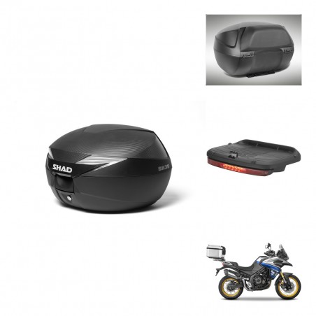 SHAD SH39 carbon trunk + mounting bracket accessories KIT-439475