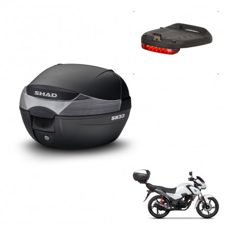 SHAD Baul SH33 + soporte montaje luz de freno KIT-439477