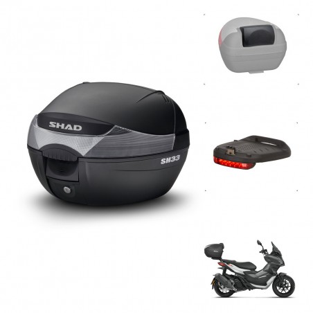 SHAD Baul SH33 + soporte montaje accesorios KIT-439483