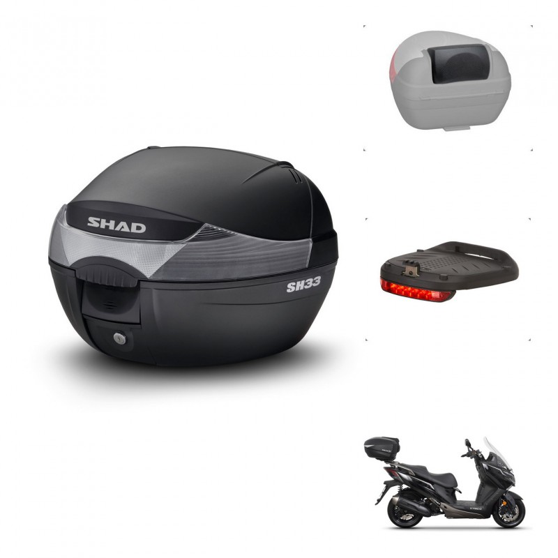 SHAD Baul SH33 + soporte montaje accesorios KIT-439491