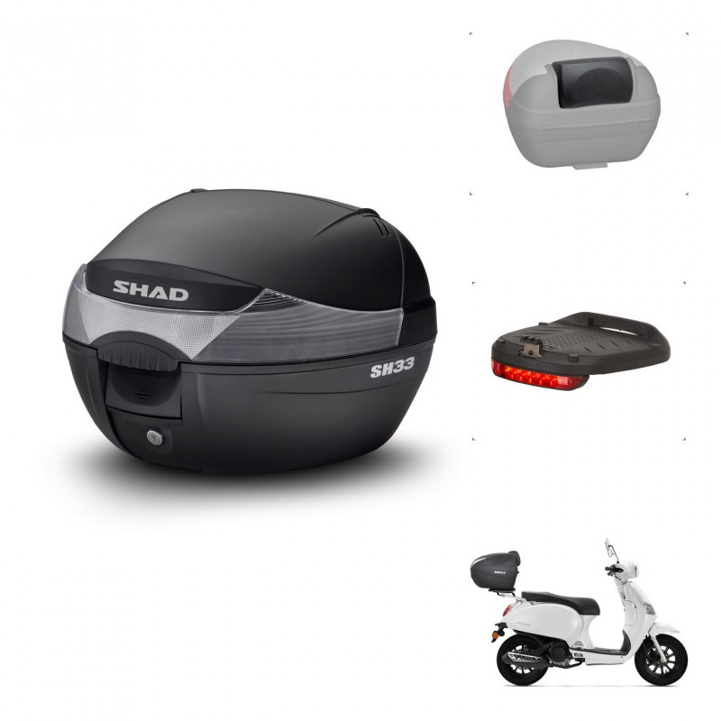 SHAD Baul SH33 + soporte montaje accesorios KIT-439495