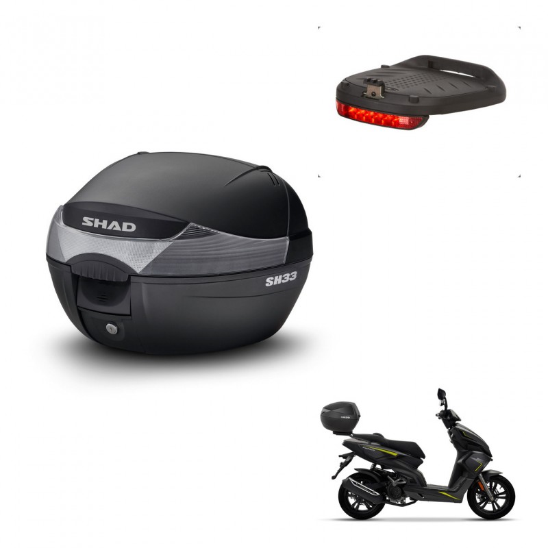 SHAD Baul SH33 + soporte montaje luz de freno KIT-439501