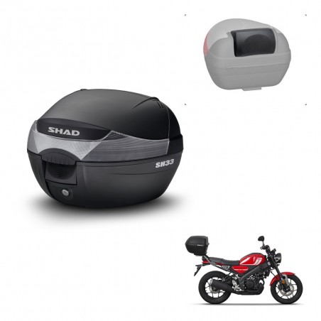 SHAD Baul SH33 + soporte montaje respaldo KIT-439518