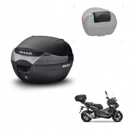 SHAD Baul SH33 + soporte montaje respaldo KIT-439526