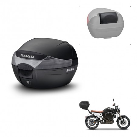 SHAD Trunk SH33 + mounting bracket backrest KIT-439550