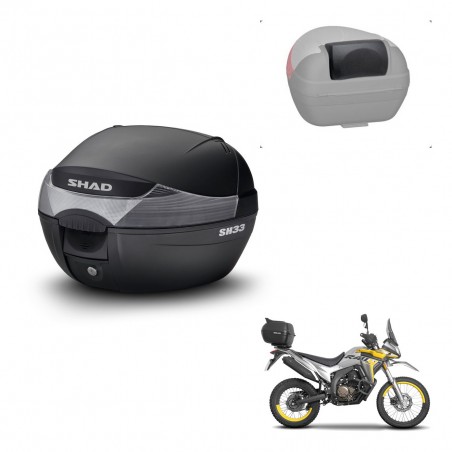 SHAD Baul SH33 + soporte montaje respaldo KIT-439562