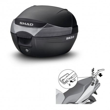 SHAD Baul SH33 + soporte montaje KIT-439591