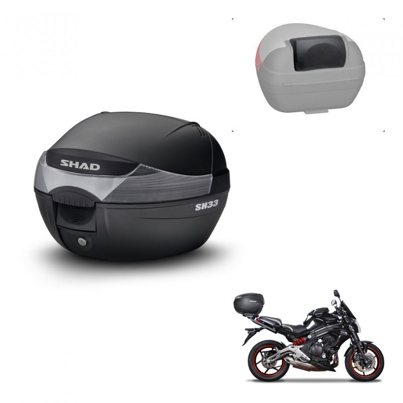 SHAD Baul SH33 + soporte montaje respaldo KIT-439597