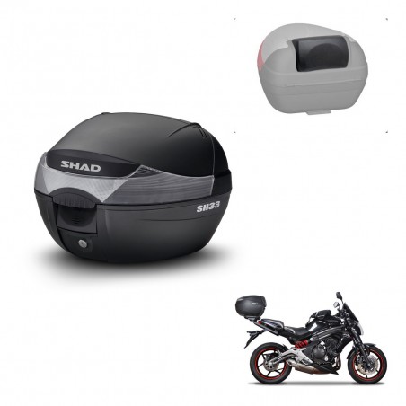 SHAD Trunk SH33 + mounting bracket backrest KIT-439597