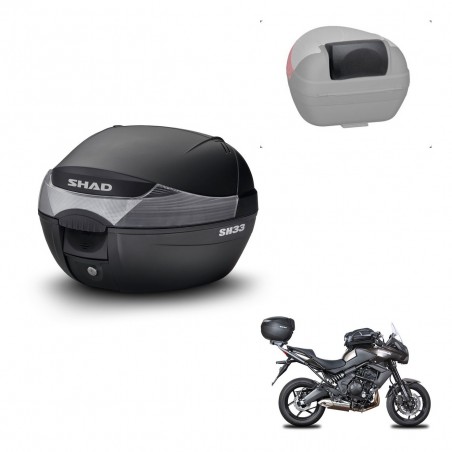 SHAD Baul SH33 + soporte montaje respaldo KIT-439606