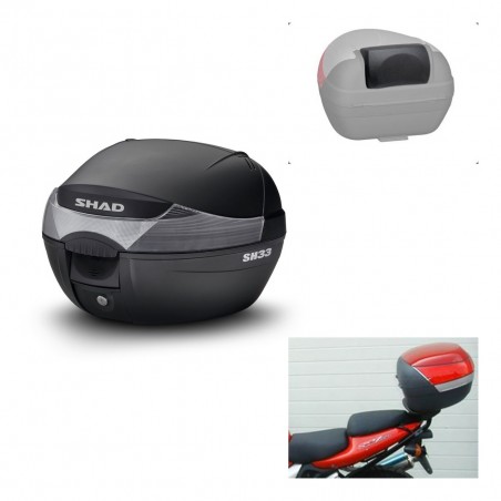 SHAD Baul SH33 + soporte montaje respaldo KIT-439639