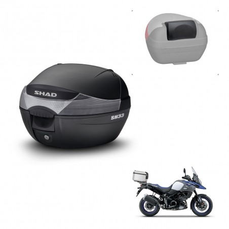 SHAD Baul SH33 + soporte montaje respaldo KIT-439643