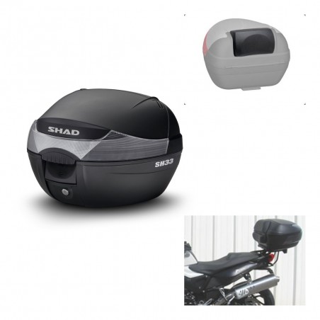 SHAD Trunk SH33 + mounting bracket backrest KIT-439656