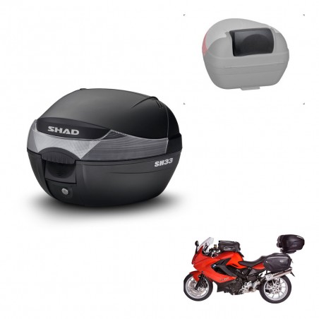 SHAD Trunk SH33 + mounting bracket backrest KIT-439660