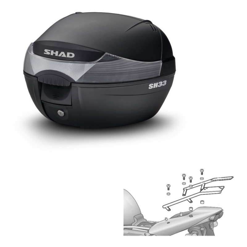 SHAD Baul SH33 + soporte montaje KIT-439669