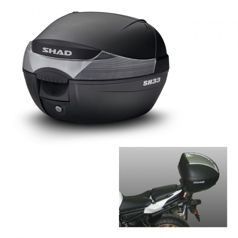 SHAD SH33 trunk + mounting bracket KIT-439671
