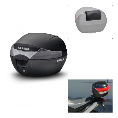 SHAD Baul SH33 + soporte montaje respaldo KIT-439693