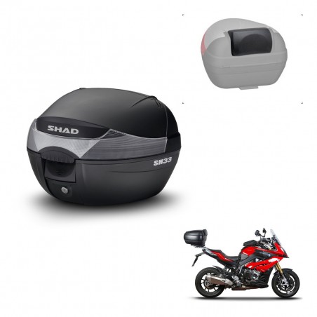 SHAD Trunk SH33 + mounting bracket backrest KIT-439703