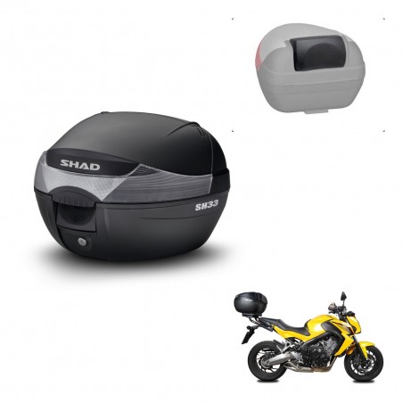 SHAD Baul SH33 + soporte montaje respaldo KIT-439706