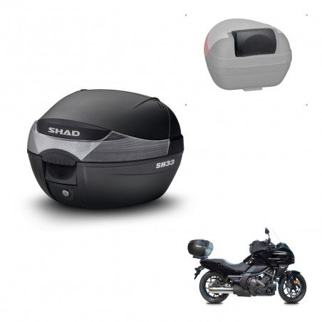 SHAD Trunk SH33 + mounting bracket backrest KIT-439708