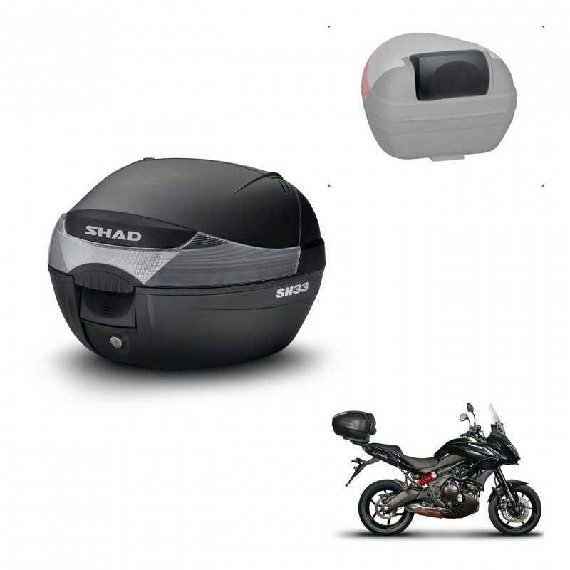 SHAD Baul SH33 + soporte montaje respaldo KIT-439712