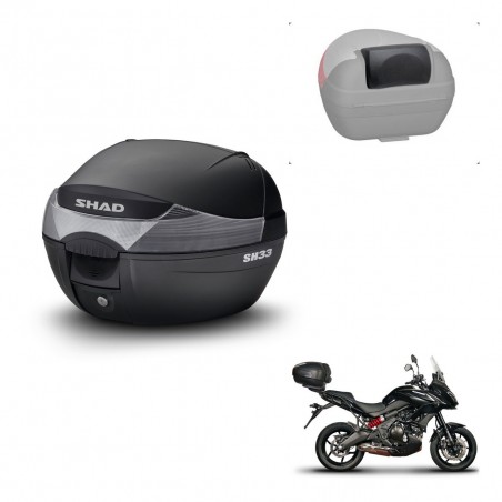 SHAD Trunk SH33 + mounting bracket backrest KIT-439712