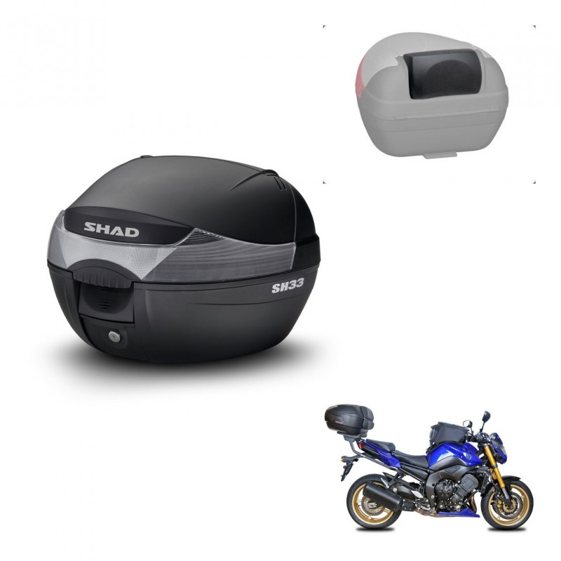 SHAD Baul SH33 + soporte montaje respaldo KIT-439716