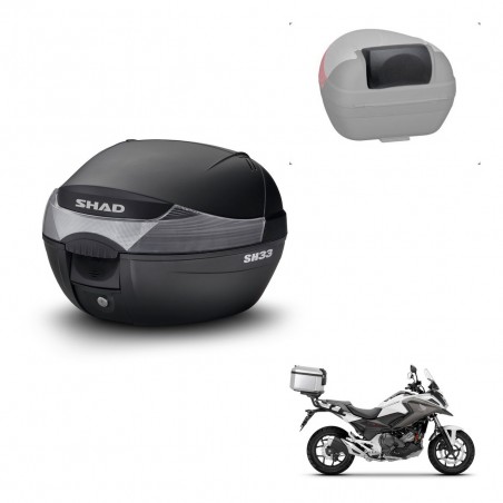 SHAD Baul SH33 + soporte montaje respaldo KIT-439723